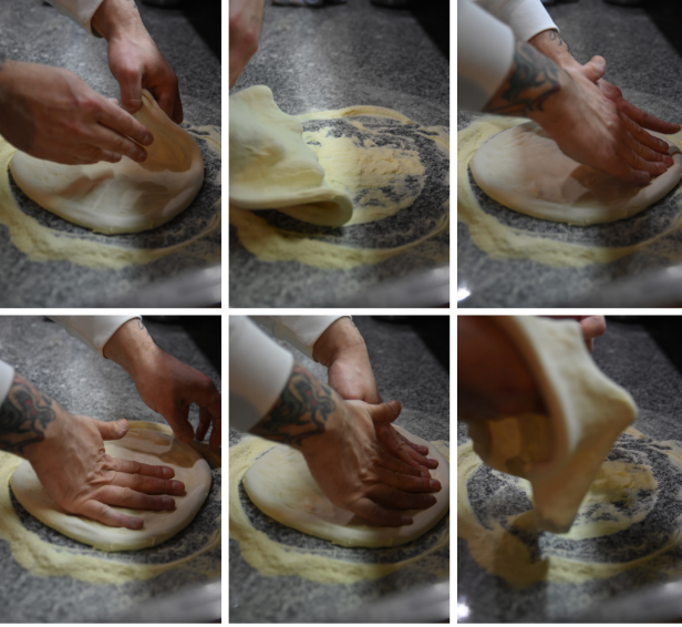Técnica de pizzaiolo-Cómo estirar la masa perfects estirar masa para pizza napolitana